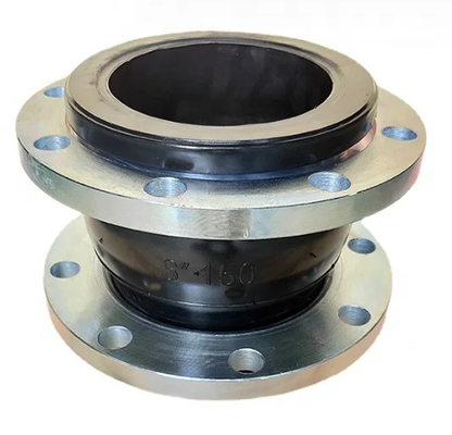 ซื้อ Epdm Single Sphere Rubber Expansion Joint Dn150 พีเอ็น 16 เครื่องเชื่อมต่อฟลานจ์ การผลิตออนไลน์