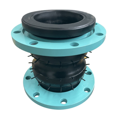 ซื้อ Jis 10k Carbon Steel Flange Bellow Twin Sphere Rubber Expansion Joint Length 165~400mm ขนาดของกระดูกกางเกงที่ขยายความยาว การผลิตออนไลน์