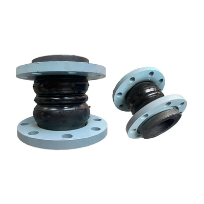 Beli Epoxy Coated Elastomeric Double Sphere Pipe Rubber Expansion Joint Carbon Steel Flange Connection pembuatan online