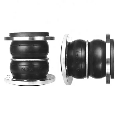 ซื้อ ปรับปรุง DN150 JIS กระปุกเหล็กก๊าบอน EPDM ยางสับคู่ลูกบอล Bellows Flange ยางสับ การผลิตออนไลน์