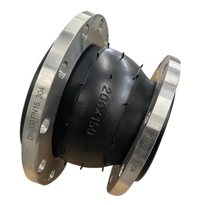 ซื้อ DIN PN16 การลดความเข้มข้นส่วนกลาง การขยายผูกยางตามสั่ง สแตนเลสคาร์บอนเหล็กเหล็กกระปุก Epdm แบบ Flange นุ่ม การผลิตออนไลน์