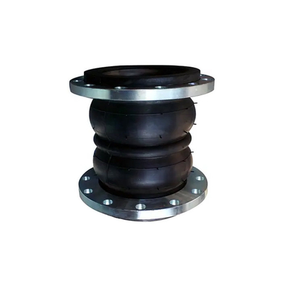 ซื้อ EPDM Double Sphere Expansion Joint Pipe Fittings ปั๊มขนาดเล็ก แฟลนเจอร์ยาง การผลิตออนไลน์