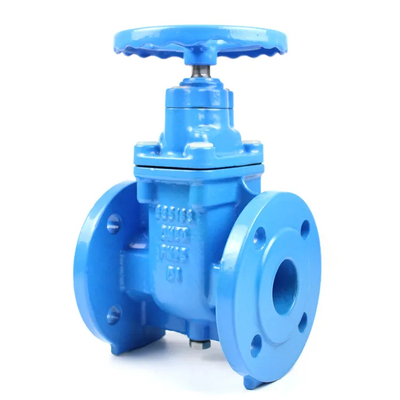 satın al 6 inç 150mm el tekerleği kauçuk mühürlenmiş flange kapı valfi musluk suyu sisteminde kullanılır Çevrimiçi üretim