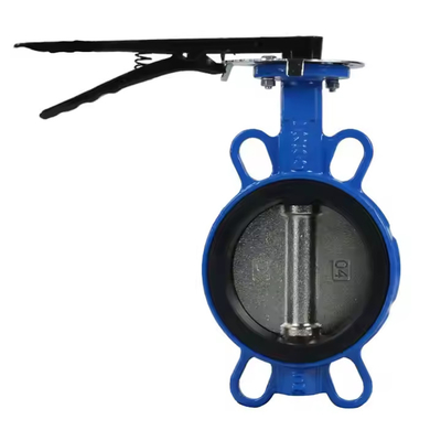 Beli DN50 PN16 Duktil Iron Handle Clamp Soft Seal Butterfly Valve Bolted Connections pembuatan online