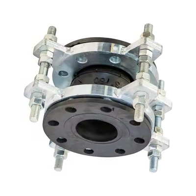 Beli Tekanan Tinggi Single Ball Round Rubber Expansion Joints Fleksibel Flange Rubber Full Sealed Expansion Joint Dengan Tie Rod pembuatan online