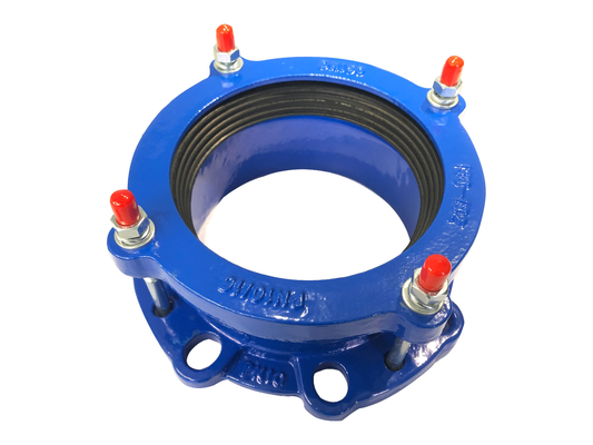 ซื้อ อัดแปลงแฟลนจ์เหล็กอ่อนสล็อต Epoxy HDPE PVC PE DI ท่อ การผลิตออนไลน์