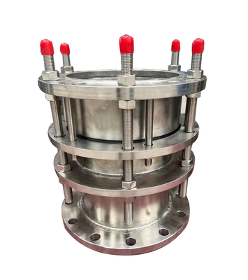 ซื้อ DN65-3200mm SS316L สแตนเลสสแตนเลสคู่ flange โลหะต่อขยาย การผลิตออนไลน์