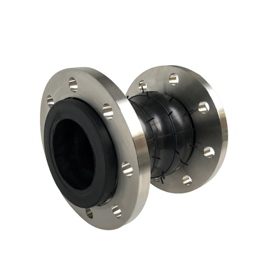 Dn300 Epdm กลมสองยางขยายสานปั๊มท่อเชื่อมต่อ Flange ประเภทยาง Bellow