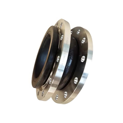 ยาง Flanged ยาง Expansion Joint Ss316 ยางยางยืดหยุ่น Joint Flange ของลูกกลมเดียว