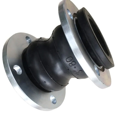 JIS 10K สแตนเลส Flanged NBR Twin Sphere Rubber Expansion Joint สามารถปรับเปลี่ยนได้