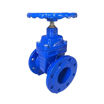 DN80 PN16 วงล้อมือที่ใช้งาน กล่องประตูเหล็ก flange หนา