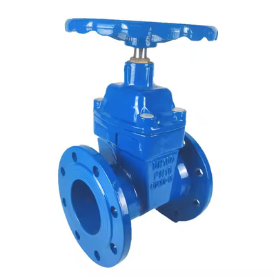 EN 1092-2 วาล์วประตูลวดเหล็กยืดหยุ่นแบบ flange มีความแน่นอากาศที่ดี