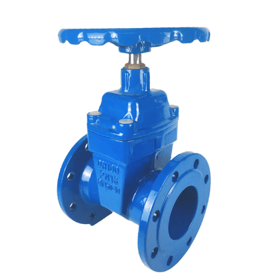 ANSI 150LB PN16 Ελαστικός σιδηρούχος ανθεκτικός κάθισμα χυτοσιδηρούχος βαλβίδα πύλης για επεξεργασία νερού