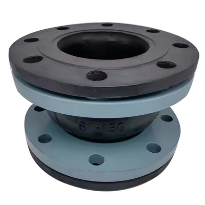 SS316 แฟลนจ์ลูกเดียว EPDM ยางหน้าปิดเต็มยางขยายข้อต่อกันอากาศ