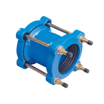 EN545 ระยะยาวยืดหยุ่น Bolt Gibault Joint สแตนเลสคาร์บอน PN10/16 PVC Pipe Universal Coupling