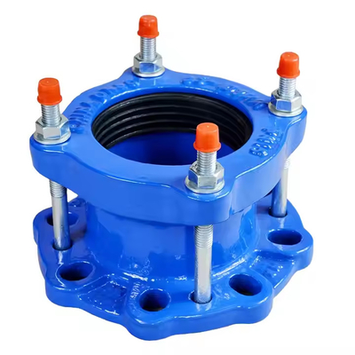 DIN PN16 หนาเหล็กยืดหยุ่น ระยะยาว Flanges Adapter Coupling สําหรับ PVC ท่อต่อยืดหยุ่น