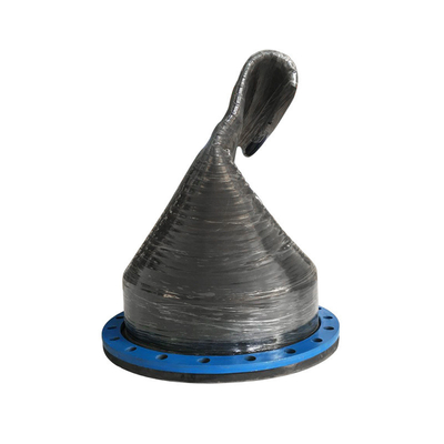 กล่องกรองยางแบบ Flanged Duckbill Check Valve สําหรับควบคุมน้ําท่วม โดยชนิดการเชื่อมต่อสื่อกรด